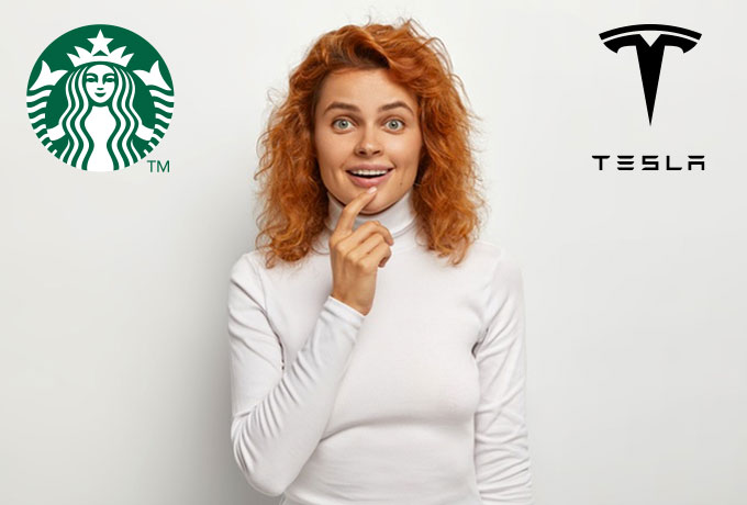 Tesla and Starbucks unusual trademark applications